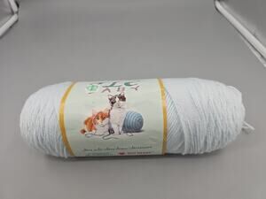 TLC Baby Yarn 1 Skein Powder Blue Vintage 5ozs New